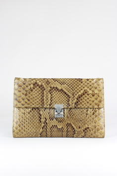 Python Pattern Leather Bag