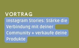 Instagram Stories Vortrag via Zoom am 28. Januar 2025