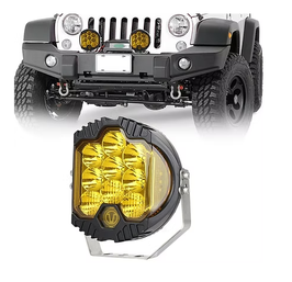 7" 90W Cree LED Spot Light w/DRL - Amber
