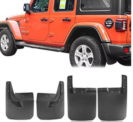 JL Front & Rear Mud Flaps