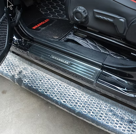 JL 4DR Stainless Steel Entry Guards