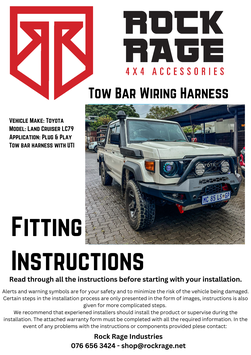 LC Tow Bar / Trailer wiring harness