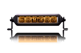 6″ Single Row Viper Amber LED Light Bar