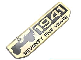 Jeep 75th Anniversary 1941 Metal Badge