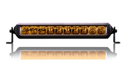 10″ Single Row Viper Amber LED Light Bar