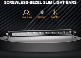 20" Dual Color LED Light Bar