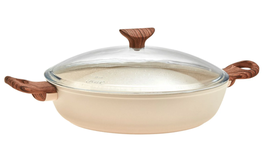 Tegame 2 maniglie Con Coperchio Rock'N'Rose Rosa | Sambonet