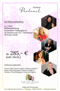 Gutschein Portrait Fotoshooting