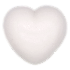 Savon coeur blanc |  heart fancy soap