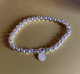 Silber-Erbs-Armband "E. of MU" 5,4mm
