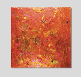 Sonnenflut 120x120 cm