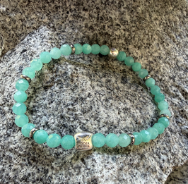 "Wild Women" Armband Amazonit 6mm