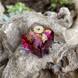 Orgonit-Kubus "HIGH ENERGY" 2x2cm