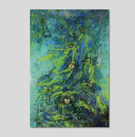 Im Gartenteich 90x145 cm