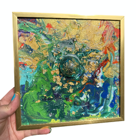 Wilde Knospe  20x20 cm