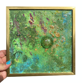 Blattzauber  20x20 cm