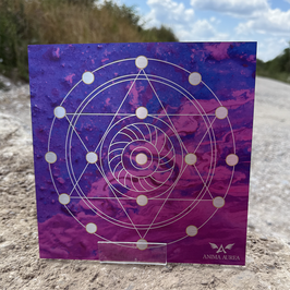 Kunstdruck Legeplatte "Mandala"