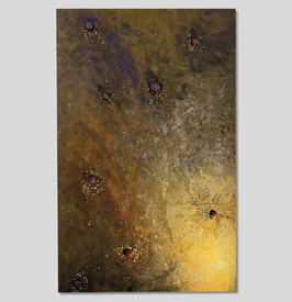 Die goldene Morgen-Stunde 90x145 cm