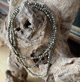Feine-Steine-Kette "Pyrit"