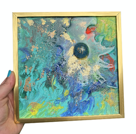 Sternschnuppe  20x20 cm