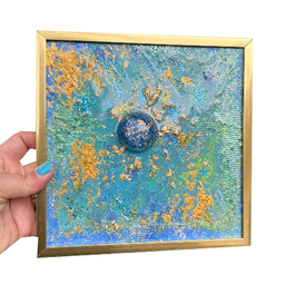 Funkelnder Tropfen  20x20 cm