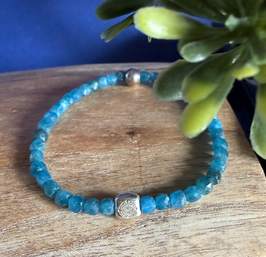 "Motivation"–Armband Apatit Würfel