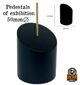 Pedestal Wooden of exhibition bust R50 with Pin