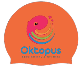 Oktopus-Badekappe orange