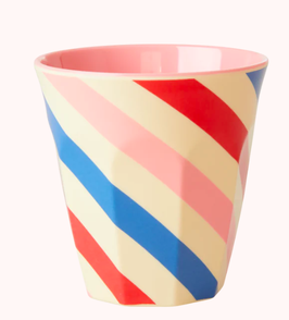 tazza/bicchiere CANDY STRIPES print