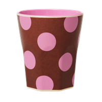 tazza/bicchiere  PINK DOTS print