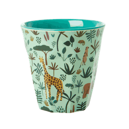 tazza/bicchiere GREEN JUNGLE ANIMALS print