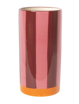 flowerpot lines - bordeaux/pink/orange