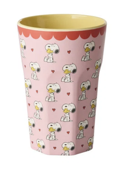 tazza/bicchiere SNOOPY print - rosa