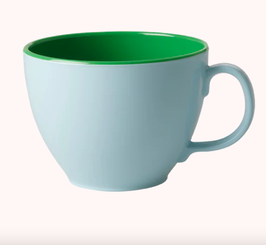 tazza con manico - celeste