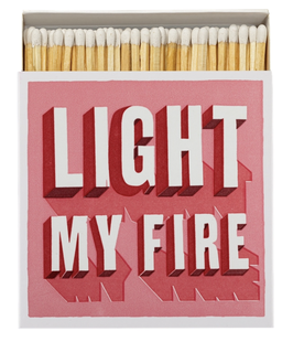 SQUARE MATCHBOXES Light My Fire Matches