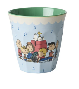 tazza/bicchiere SNOOPY print - celeste