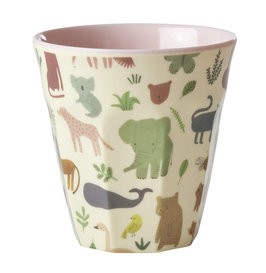 tazza/bicchiere SWEET JUNGLE print - rosa