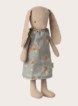 Rabbit size 1 MAILEG - coniglietta con abito celeste a fiorellini
