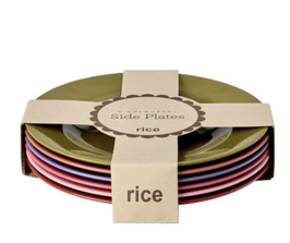 set 6 piatti dolce colori assortiti