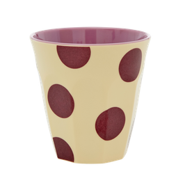 tazza/bicchiere PURPLE DOTS print