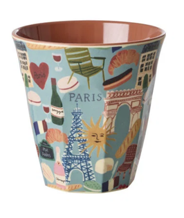 tazza/bicchiere PARIS MON AMOUR print