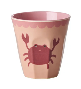 tazza/bicchiere CRAB print