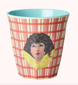 tazza/bicchiere ANGEL print - red