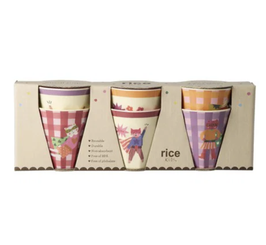 SET da 6 tazza/bicchiere Piccolo  - Rosa - Hero Print
