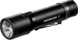 ZWEIBRÜDER ZB6T – Taschenlampe mit 3000 lumen, Auto-Fokus und Quattro-Optik