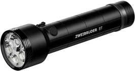 ZWEIBRÜDER ZB8T – Taschenlampe mit 4000 lumen, digitalem Fokus & Ladestation