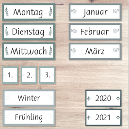 PDF-Datei "Kalenderelemente Floral"