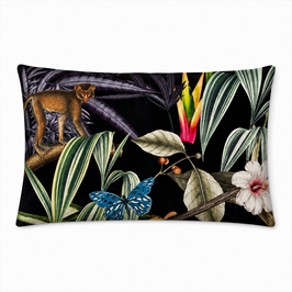 Paradise Kissen 60x40 Black Velvet