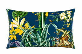 Paradise Kissen 60x40 Blue Velvet