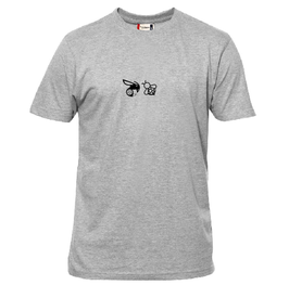 ICON HORNETS/HUMMELN T-SHIRT (GREY)